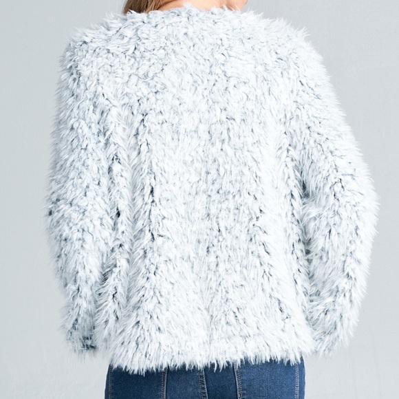 Teddy bear faux fur jacket - Picture 2 of 4